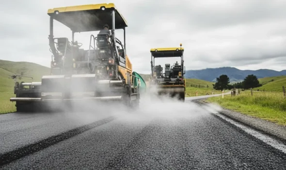 Residential and commercial asphalt paving completed by asphalt contractors auckland using modern machinery and skilled operators.